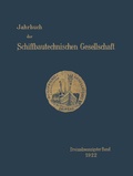 Cover: Jahrbuch der Schiffbautechnischen Gesellschaft - Springer