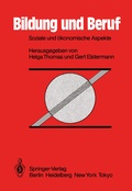 Cover: Bildung und Beruf - Springer