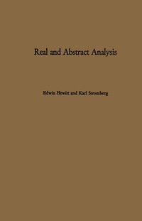 Abbildung von: Real and Abstract Analysis - Springer