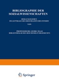 Cover: Bibliographie der Sozialwissenschaften - Springer