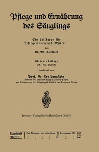 Abbildung von: Pflege und Ernährung des Säuglings - Springer