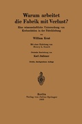 Cover: Warum arbeitet die Fabrik mit Verlust? - Springer