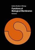 Cover: Functions of Biological Membranes - Chapman and Hall