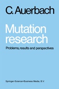 Cover: Mutation research - Chapman and Hall