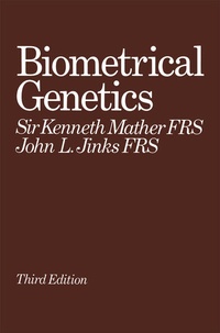 Enlarge image Cover: Biometrical Genetics - Chapman and Hall