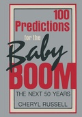 Cover: 100 Predictions for the Baby Boom - Kluwer Academic / Plenum Publishers