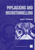 Cover: Pipejacking and Microtunnelling - Blackie Academic & Professional (an Imprint of Chapman & Hall)