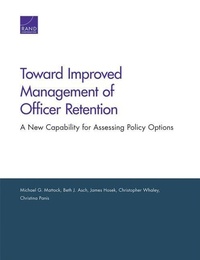 Enlarge image Cover: Toward Improved Management of Officer Retention - RAND