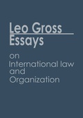 Cover: Essays on International Law and Organization - Springer
