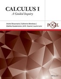 Cover: Calculus I: A Guided Inquiry - Wiley
