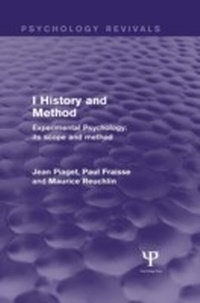 Enlarge image Cover: Experimental Psychology Its Scope and Method: Volume I - Psychology Press Ltd