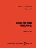 Cover: Lasers and Their Applications / Lazery I Ikh Primenenie / ?????? ? ?? ?????????? - Springer