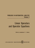 Cover: Linear Operators and Operator Equations - Springer