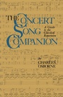 Cover: The Concert Song Companion - Springer