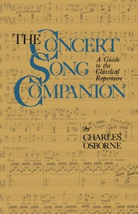 Enlarge image Cover: The Concert Song Companion - Springer