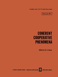 Cover: Coherent Cooperative Phenomena - Springer