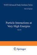 Cover: Particle Interactions at Very High Energies - Springer