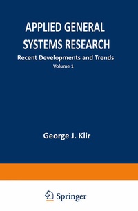Enlarge image Cover: Applied General Systems Research - Springer