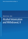 Cover: Alcohol Intoxication and Withdrawal - Springer