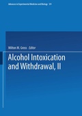 Cover: Alcohol Intoxication and Withdrawal - Springer
