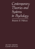 Cover: Contemporary Theories and Systems in Psychology - Springer