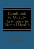 Cover: Handbook of Quality Assurance in Mental Health - Springer