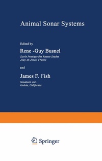 Enlarge image Cover: Animal Sonar Systems - Springer