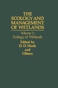 Cover: The Ecology and Management of Wetlands - Springer