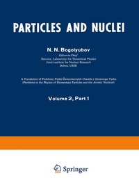 Enlarge image Cover: Particles and Nuclei - Springer