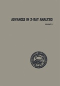 Cover: Advances in X-Ray Analysis - Springer