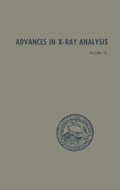 Cover: Advances in X-Ray Analysis - Springer