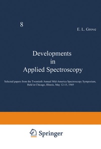 Enlarge image Cover: Developments in Applied Spectroscopy - Springer
