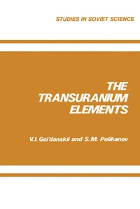 Enlarge image Cover: The Transuranium Elements - Springer