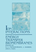 Cover: Ion Interactions in Energy Transfer Biomembranes - Springer