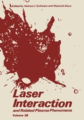 Cover: Laser Interaction and Related Plasma Phenomena - Springer
