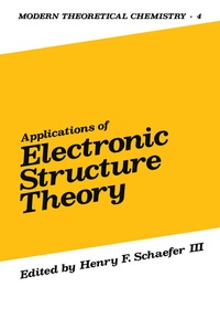 Enlarge image Cover: Applications of Electronic Structure Theory - Springer