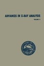 Cover: Advances in X-Ray Analysis: Proceedings of the Ninth Annual Conference on Application of X-Ray Analysis Held August 10-12 1960 Volume 4 - Kluwer Academic/Plenum Publishers