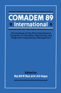 Cover: COMADEM 89 International - Springer