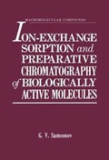 Bild: Ion-Exchange Sorption and Preparative Chromatography of Biologically Active Molecules - Kluwer Academic / Plenum Publishers