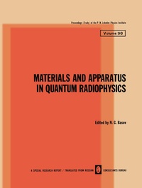 Enlarge image Cover: Materials and Apparatus in Quantum Radiophysics - Springer