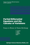 Cover: Partial Differential Equations and the Calculus of Variations - Birkhauser Boston Inc
