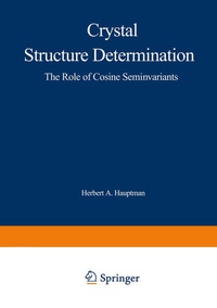 Enlarge image Cover: Crystal Structure Determination - Springer