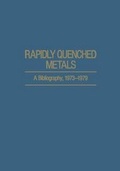 Cover: Rapidly Quenched Metals - Plenum Publishing Corporation