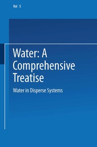 Enlarge image Cover: Water in Disperse Systems - Springer