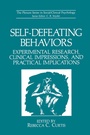 Cover: Self-Defeating Behaviors - Springer