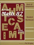 Cover: Math 87 Adaptation - Saxon Publishers