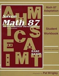Enlarge image Cover: Math 87 Adaptation - Saxon Publishers