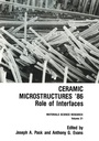 Cover: Ceramic Microstructures '86 - Springer