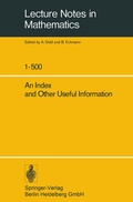 Cover: An Index and Other Useful Information - Springer