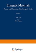 Cover: Energetic Materials - Springer